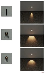 Redo 91200 - LED vonkajšie orientačné svietidlo BAST LED/2,5W/230V IP65 antracit