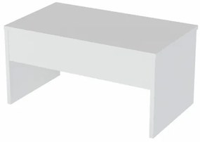 Rozkladací konferenčný stolík AKILLI 44,8x90 cm biela