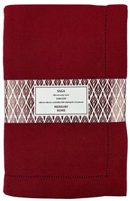 Obrus SAGA bordová 160x220 easy care
