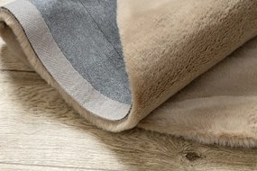 Koberec BUNNY tmavobéžový kruh