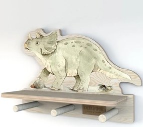 Polička do detskej izby dino