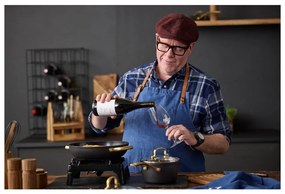 Hliníková rajnica s nepriľnavým povrchom s pokrievkou na indukciu 1,5 l – Holm