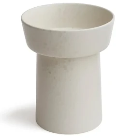 Biela kameninová váza Kähler Design Ombria, výška 20 cm