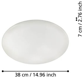 Eglo 900084 - LED Stmievateľné stropné svietidlo TOTARI-Z LED/19,2W/230V