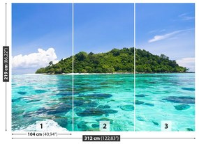 Fototapeta Vliesová Blue paradise island 208x146 cm