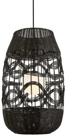 Luster na lanku ARONA 1xG9/9W/230V pr. 40 cm čierna