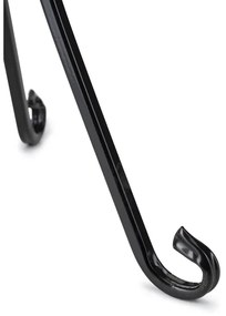 Stojan na kvety 74x34 cm čierna