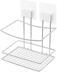 Nástenná polička do sprchy bez nutnosti vŕtania Compactor Shower