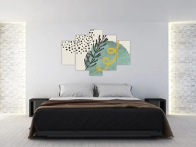 Obraz - Abstraktné listy N⁰1 (150x105 cm)