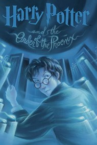 Umelecká tlač Harry Potter - Order of the Phoenix book cover, (26.7 x 40 cm)
