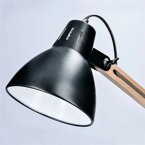 Solight WO57-B Stolná lampa Falun, čierna