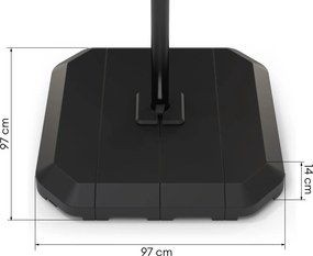 Podstavec pod slnečník Roman čierny