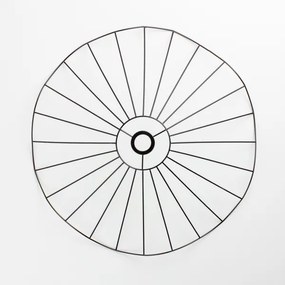 Univerzálne tienidlo CURITIBA pr. 60 cm čierne