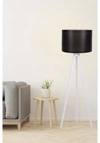 Stojacia lampa AYD 1xE27/60W/230V čierna/biela