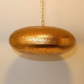 Zlatý luster filigránový orientálny Gold & Gold UFO Ø45*125