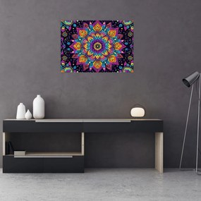 Obraz - Kaleidoskopická mandala (70x50 cm)