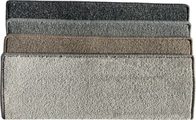 Vopi Nášľapy na schody Messina šedá obdĺžnik, samolepiaci - 25x80 obdĺžnik (rozmer vrátane ohybu)