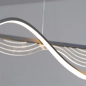 Toolight Toolight, závesné LED svietidlo 100 cm, 3000K, LHJ041-CP, čierna, OSW-50019