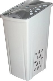 BAMA Kôš na bielizeň Perla, 45 l, biely