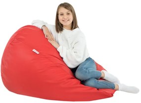 Sedací vak SAKO červený ekokoža