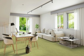 Condor Carpets, Metrážny koberec Carousel 41, na mieru, šíře 4m, zelená, filc, detská izba