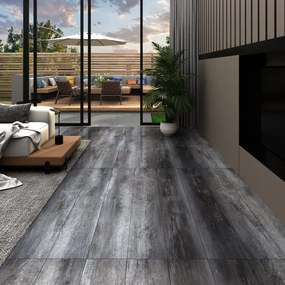 Samolepiace podlahové dosky z PVC 5,21 m² 2 mm lesklé sivé 330190