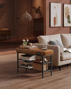 Lavica na topánky s prešívaním, 30 × 80 × 50 cm, karamelová farba