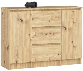 Komoda Kalista VI (dub artisan). Akcia -19%. Vlastná spoľahlivá doprava až k Vám domov. 1128641