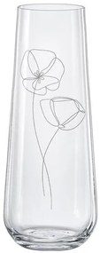 Crystalex Poháre na prosecco FLOWERS 250 ml, 4 ks