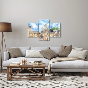 Obraz - Kostol Santa Maria di Loreto, Rím, Taliansko (90x60 cm)