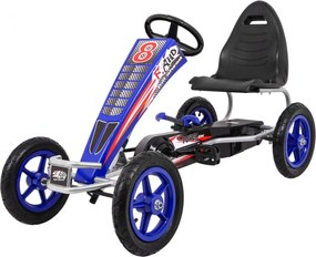 Ramiz Full Ahead AIR pedálová motokára pre deti 3+ Modrá + Nastavenie sedadla + Nafukovacie kolesá + Ručná brzda
