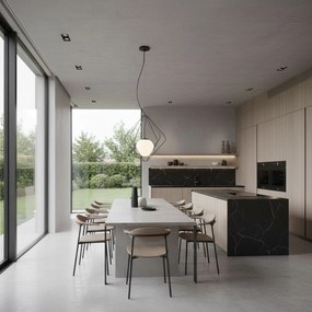 Toolight Toolight, stropné svietidlo 1xE27 APP1018-1CP, čierna-biela, OSW-09474