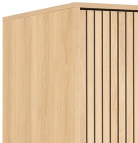 Šatníková skriňa OLIVIA 51x200 cm dub