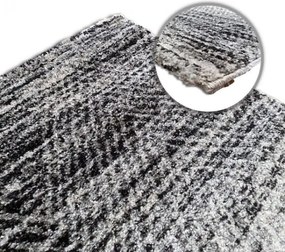 Koberec LARA HERRINGBONE sivý