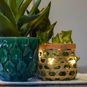 DECOLED LED světelný řetěz na baterie, teple bílá, 10 diod, 2,1 m