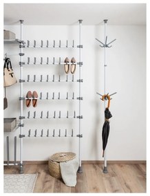 Biely kovový teleskopický stojan na topánky Herkules – Wenko