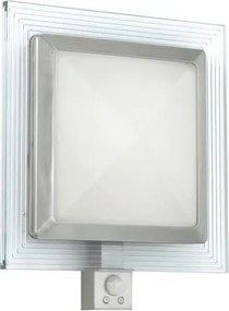 EGLO 88163 - Vonkajšie nástenné svietidlo s čidlom PALI 1xE27/15W + LED/1,28W