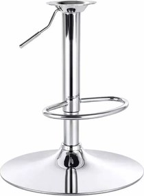 LuxuryForm DESIGN Podstava pre barové stoličky – strieborný tanier (set)