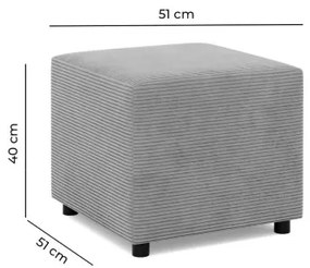 Taburetka NEO POSO svetlosivá