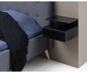 Nočný stolík AVA čierna