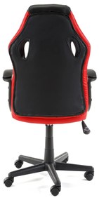 Otočná herní židle FERO II černo-červená
