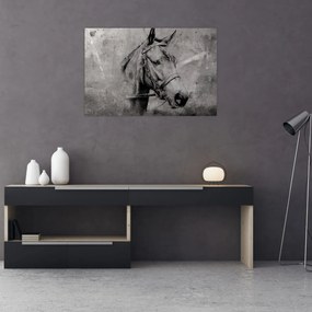 Obraz - Portrét koňa (90x60 cm)