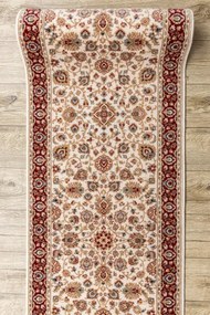 Behúň NAIN 6999 51063 Ornament / Kvety, béžový / bordový