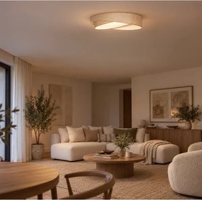 BRILAGI - LED stmievateľné svietidlo VELVET TWIST LED/36W/230V CCT pr. 65 cm WT béžová + diaľkové ovládanie