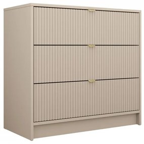 Komoda Rozoma 3SZ (piesková béžová). Vlastná spoľahlivá doprava až k Vám domov. 1122875