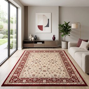 Angel Carpet, Kusový koberec Sultan 21 Red, 240x340, červená, kancelária