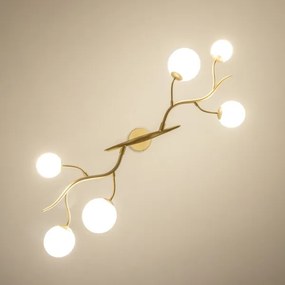 Brilagi - LED Luster na lanku MISTEL 6xG9/3W/230V zlatá/biela