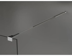 Mexen Kioto sprchová zástena 100x200 cm 8 mm, chrómový profil, číre sklo, 800-100-101-01-00