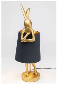 Animal Rabbit stolná lampa zlato-čierna