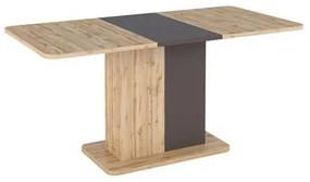 Jedálenský stôl Signal NEXT dub wotan/hnedá
